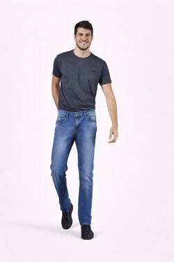 Calça Jeans Masculina Rider Skinny Lee Azul Eco Sustentável