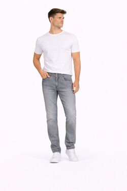 Calça Jeans Masculina Skinny Plus Size Cinza Used R Sete Até 60