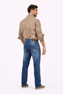 Calça Jeans Masculina Lee Chicago Regular Fit Reta Sky Azul - 53841