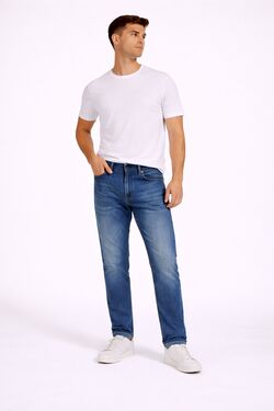 Calça Jeans Masculina Long Size Plus Size Six One Azul Médio – Comprimento Extra 