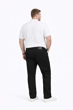 Calça Jeans Masculina Reta Tradicional Preta Plus Size R Sete – 44 ao 64 - 53872