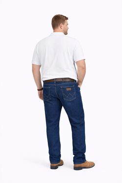 Calça Jeans Masculina Regular Reta Wrangler Waits Classic – Plus Size – Gancho Médio