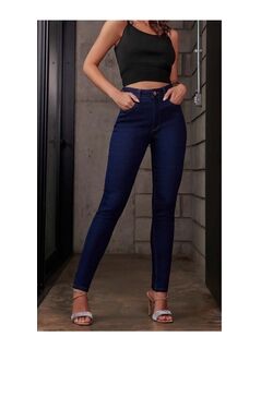 Calça Jeans Skinny Sexy Fit Feminina Six One Levanta Bumbum - 53934