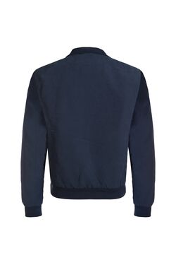 Jaqueta Bomber Masculina Plus Size Enrico Rossi Leve com Zíper Preto e Marinho - 54451