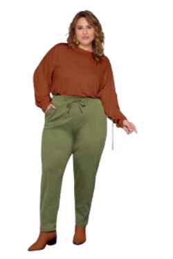 2 - Calça Jogger Feminina em Malha Montaria Jagar