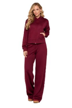 1 - Calça Wide Leg Térmica Feminina Helanca Peluciada Jagar