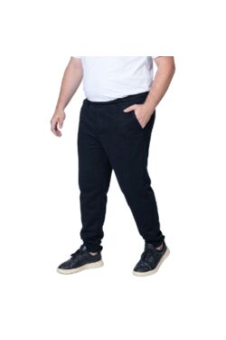 Calça Moletom Plus Size Masculina Cós com Cadarço You Size G4 ao G6 Preta