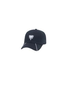 Boné Masculino Cavalera Cut Cap Preto Mediterrâneo com Ajuste Regulável - 54567