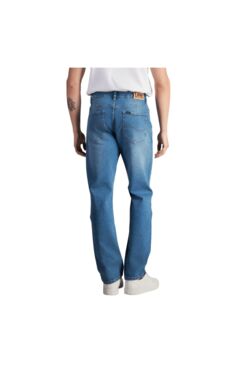 Calça Jeans Masculina Lee Chicago Stretch Reta Tradicional Azul Clara | Conforto e Elasticidade - 54586