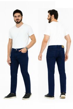 Calça Jeans Masculina Skinny- Jeans Escuro - Muito Mais - 54654