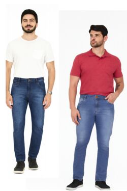 Calça Jeans Masculina Skinny – Jeans Médio – Muito Mais - 54655