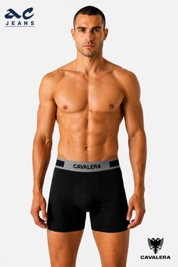 Cueca Boxer Cavalera Sem Costura Masculina Poliamida Conforto
