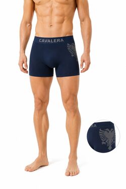 Cueca Boxer Cavalera Sem Costura Masculina Águia Lateral – Poliamida, Poliéster e Elastano