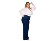 Calça Jeans Wide Leg Feminina  na Chácara Monte Alegre