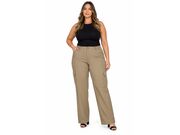Calça Wide Leg Linho Feminina na Chácara Klabin